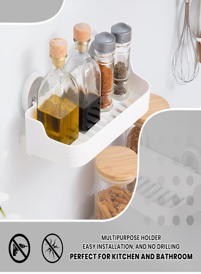 iBELL Multifunctional Soap Holder for Shower | Wall Mounted Soap Dish with Adhesive | Removable Soap Dish for Bathroom, Kitchen, and Hotel Use - Image 3